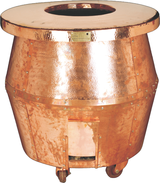 Copper Hammered Tandoor