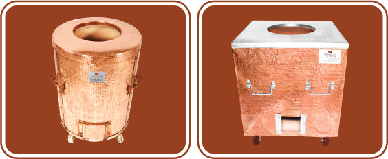 Copper Hammered Tandoor